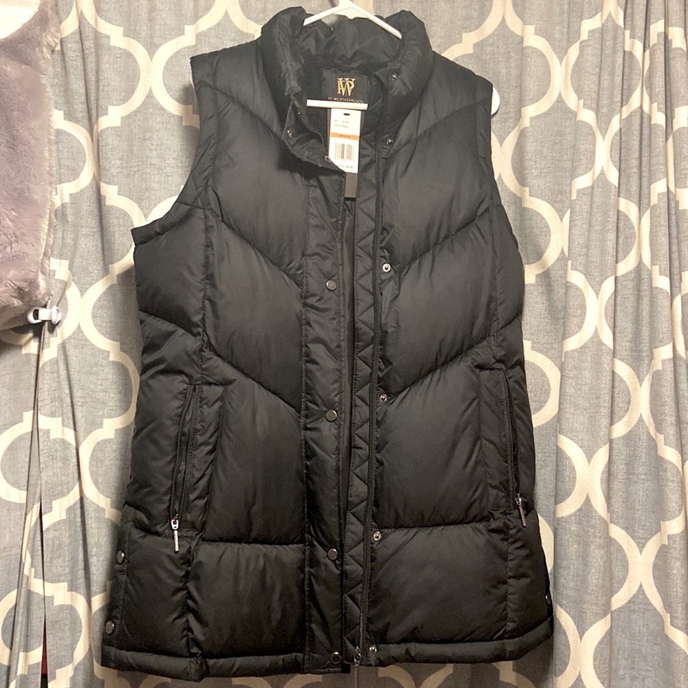Weatherproof Long Puffer Vest